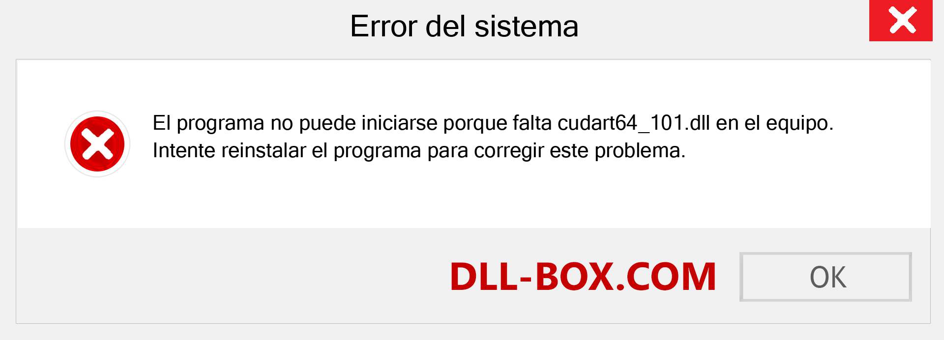 ¿Falta el archivo cudart64_101.dll ?. Descargar para Windows 7, 8, 10 - Corregir cudart64_101 dll Missing Error en Windows, fotos, imágenes